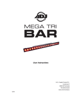 ADJ Mega Tri Bar User manual