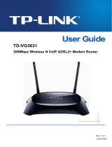 TP-LINK TD-VG3631 User manual