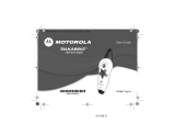Motorola T-4300 User manual