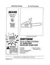 Craftsman 358352380 Owner's manual