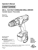 Craftsman 315114630 Owner's manual