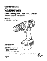 COMPANION COMPANION 27812 User manual