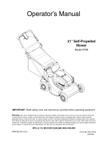 Yard-Man 979K Owner's manual