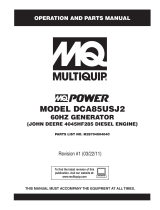 MQ Power DCA85USJ2 User manual