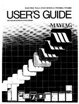 Maytag CWE5800 Owner's manual