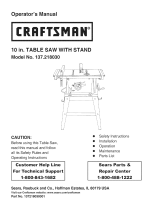 Craftsman 137.218030 User manual