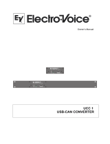 Electro-Voice UCC 1 Owner's manual