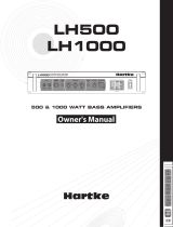 Hartke LH-Series User manual