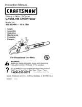 Craftsman 358350480 Owner's manual