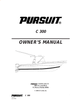 PURSUIT C 340 Owner's manual