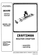 Craftsman 72025250 Owner's manual