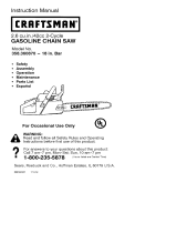 Craftsman 358360870 Owner's manual