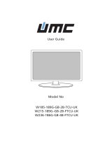 UMC W185-189G-GB-2B-TCU-UK User manual