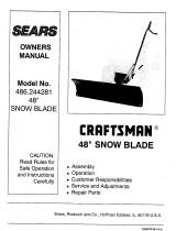 Craftsman 486244281 Owner's manual