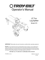 Troy-Bilt 570 Owner's manual