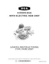AGA 4 Oven Electric hob Owner's manual