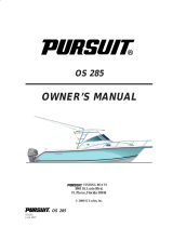 PURSUIT OS 285 Owner's manual