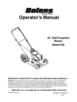Bolens 12A-526L163 Owner's manual
