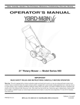 Yard-Man 560 Series Owner's manual