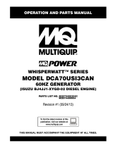 MULTIQUIP Dca70Usi3caN User manual