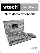 VTech Nitro Jams Notebook User manual
