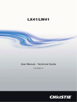 Christie Christie LW41 User manual