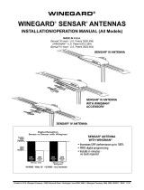 Winegard SENSAR III ANTENNA WITH WINGMAN ACCESSORY Installation & Operation Manual