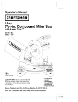 Craftsman 320.21180 Owner's manual