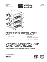 Middleby PS640G User manual