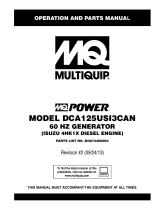 MQ Power DCA125USI3CAN User manual