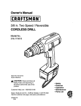 Craftsman 315.111610 Owner's manual
