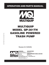 MQ Multiquip QP301TH User manual
