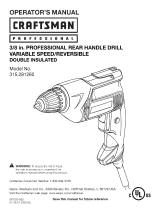 Craftsman 315281260 Owner's manual
