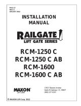 Maxon RCM-1600C AB Installation guide