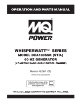 MQ Power WHISPERWATT DCA180SSK User manual