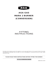 AGA gas MK2 burner conversion Owner's manual