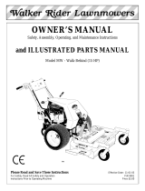Walker MW 15 HP User manual