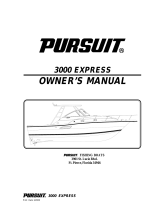 PURSUIT 2000 Express-3000 Owner's manual