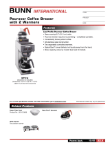 Bunn VP17B-2 User manual