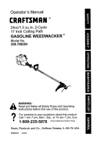 Craftsman WEEDWACKER 358.796200 Owner's manual