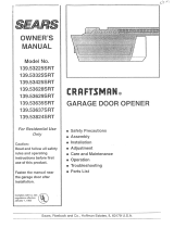 Craftsman 13953425SRT User manual