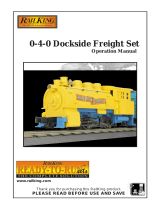 Rail King 0-4-0 Dockside Freight Set Operating instructions