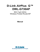 Dlink AirPlus DWL-G730AP Owner's manual