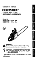 Craftsman 358.351380 Owner's manual