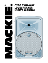 Mackie C200 User manual