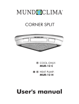 mundoclima Series MUR-HN “Corner Split” Installation guide