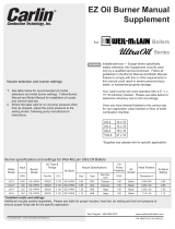 Weil-McLain Ultra Oil Boiler User manual