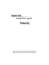 Clarion UNGO PRO SECURITY SYSTEM K20 Installation guide