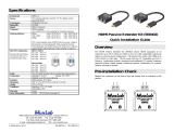 MCM Electronics HDMI V1.4 Over Cat5e Extender Installation guide