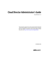 VMware vCloudvCloud Director 1.0